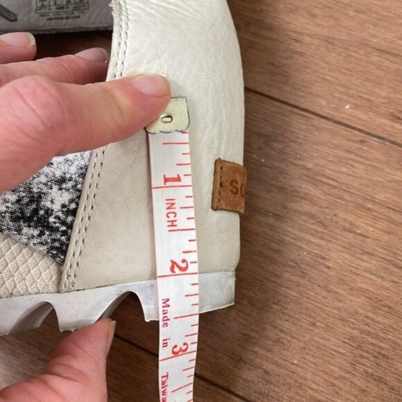 Sorel Joanie Lace snake print leather Wedge platform Sandals open toe shoes Sz 8 - Picture 13 of 13